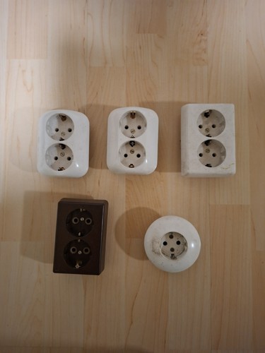 Bakelit unterputzsteckdosen - bakelit,