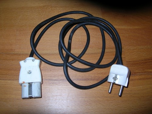 Flachstecker altes kabel - altes,
