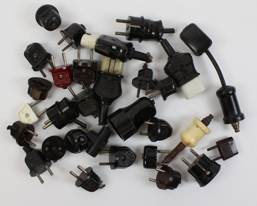 Konvolut alte stecker - konvolut,