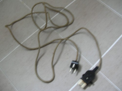 Flachstecker altes kabel - altes,