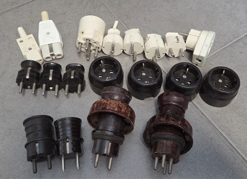 Konvolut alte stecker und - alte,